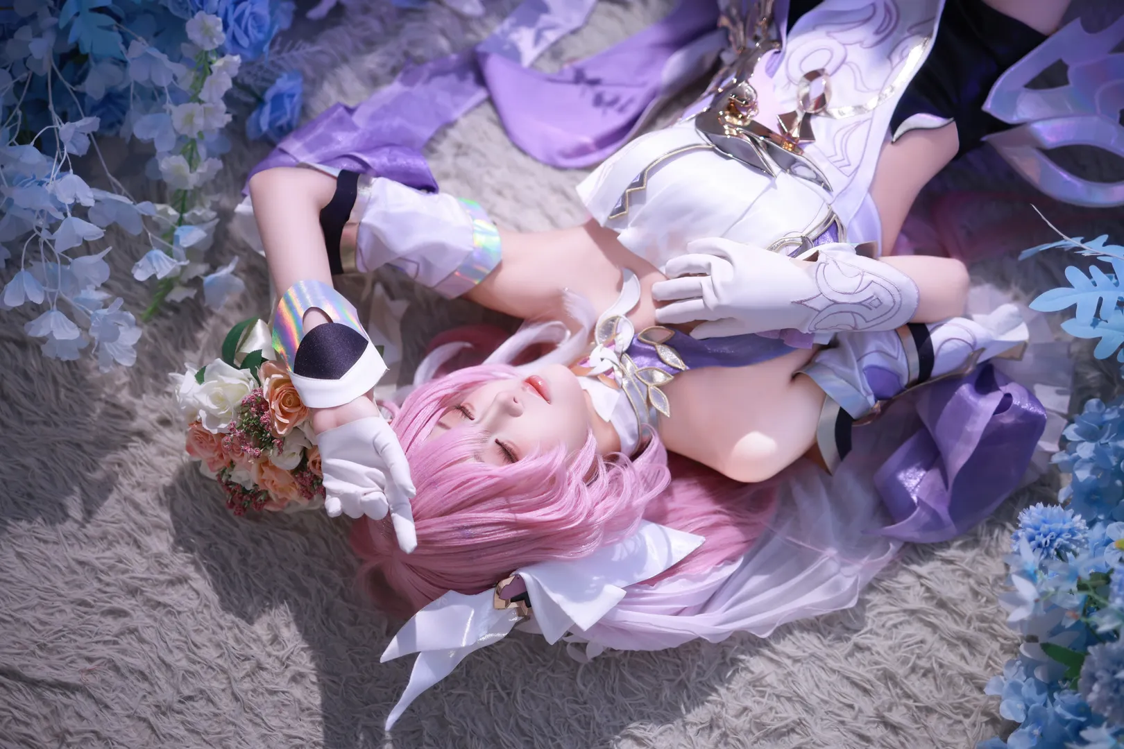 爱莉希雅cos, 崩坏3, cosplay, 人之律者, 生日正片 - 第1张