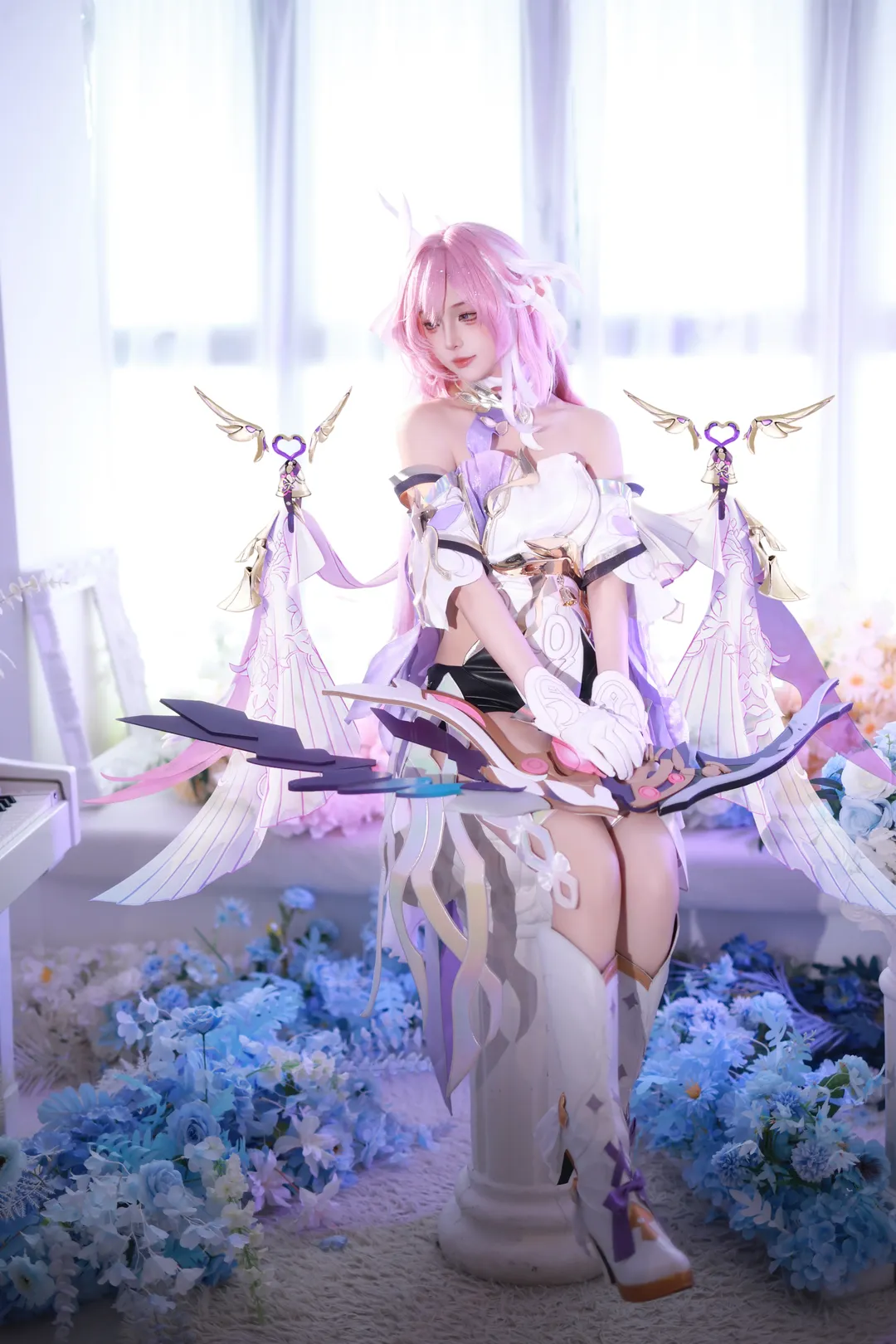 爱莉希雅cos, 崩坏3, cosplay, 人之律者, 生日正片 - 第2张