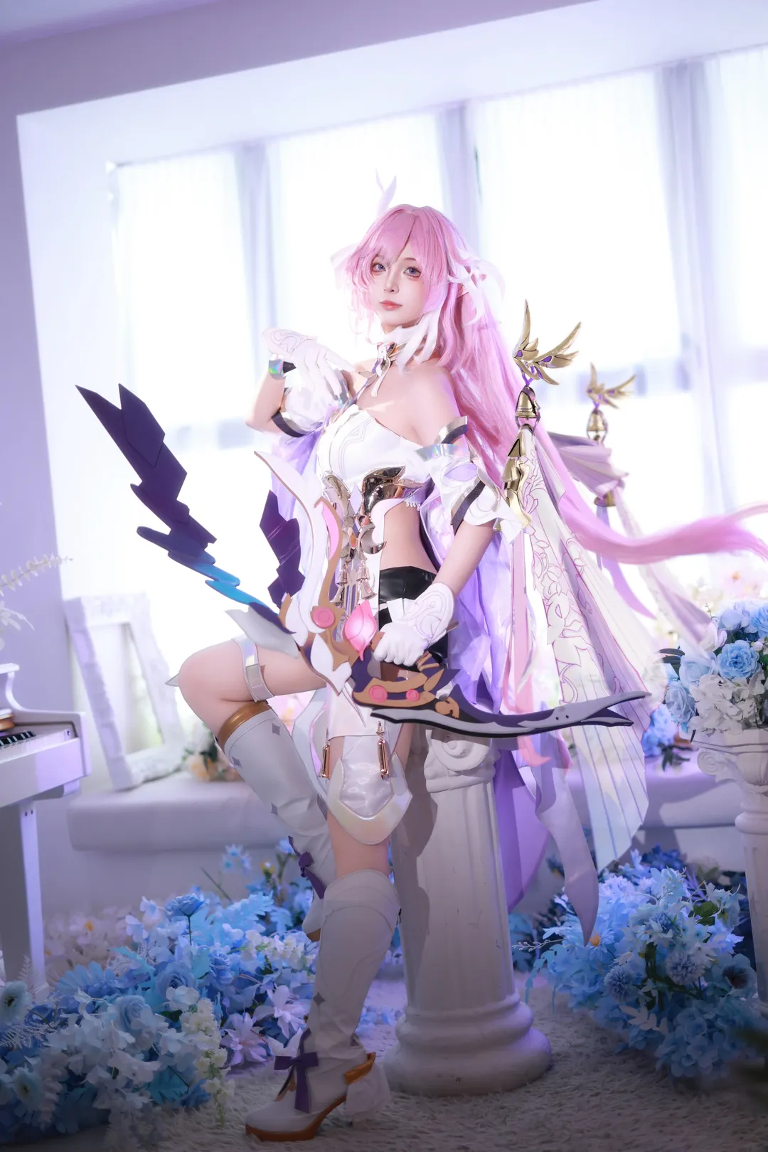 爱莉希雅cos, 崩坏3, cosplay, 人之律者, 生日正片