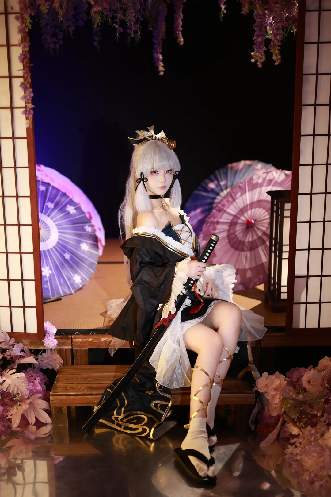 原神, 和风cos, 神里绫华cos, 黑道千金, 霜刃 - 第1张