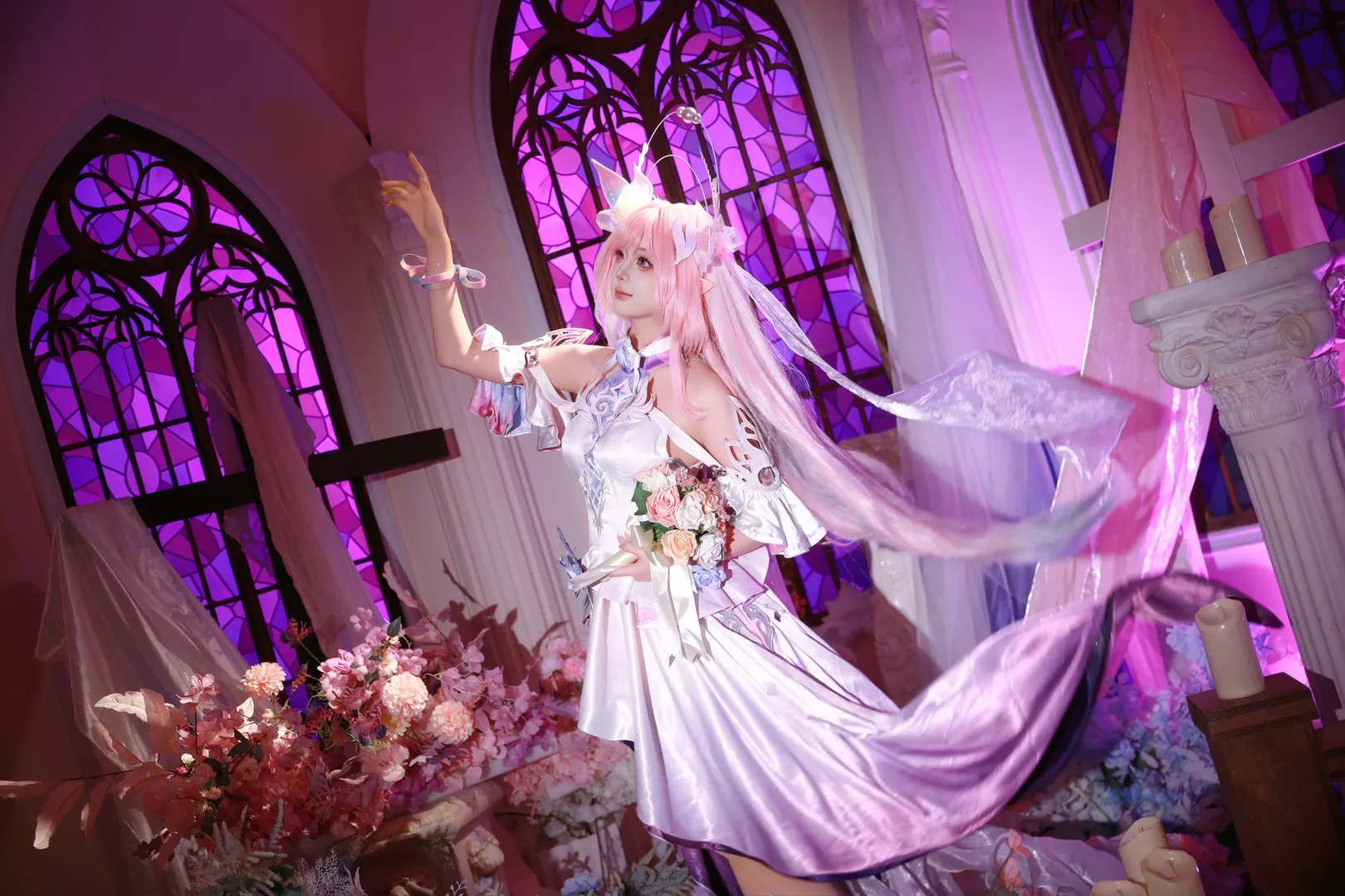 二次元摄影, 昔涟cos, 崩坏星穹铁道, cosplay正片, 梦幻精灵 - 第2张