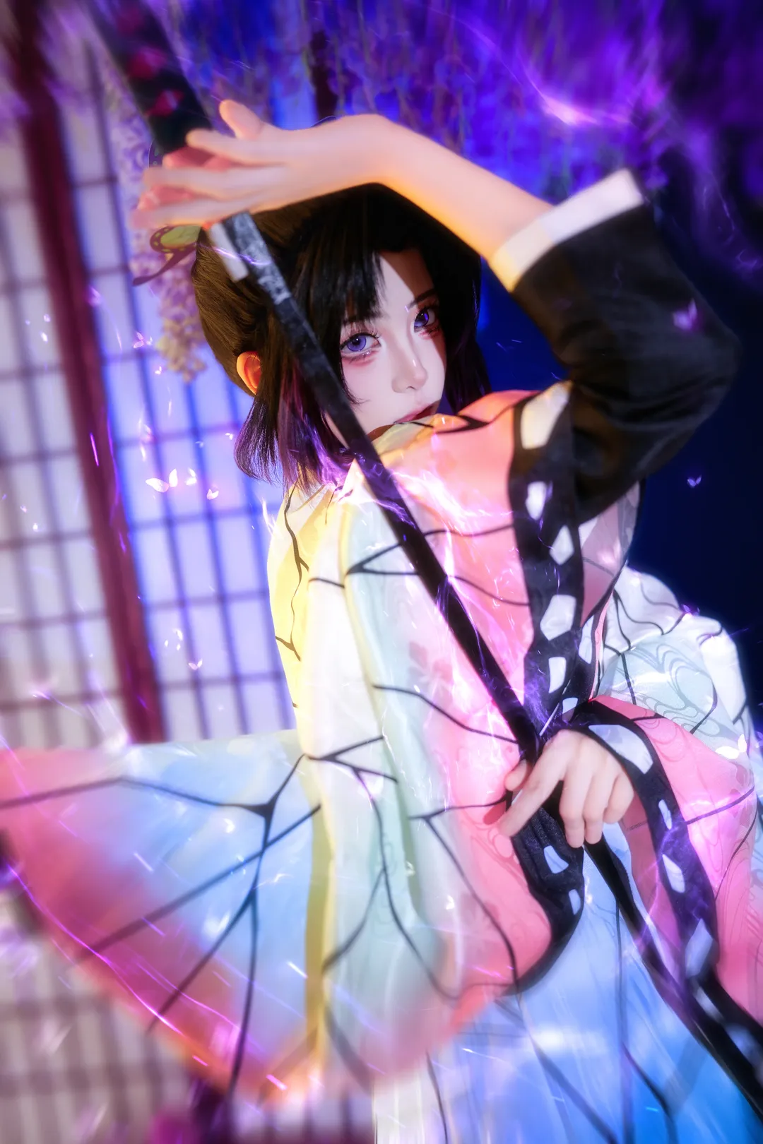 鬼滅の刃, コスプレ撮影, 二次元再現, 胡蝶しのぶ コスプレ, 虫の呼吸 - 4枚目