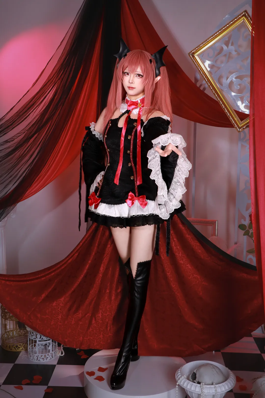 暗黑哥特風, 克魯魯cos, 終結的熾天使, 吸血鬼女王, 雙馬尾cosplay