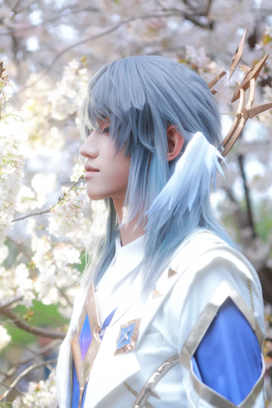 崩坏星穹铁道, 匹诺康尼, cosplay摄影, 樱花季cos, 星期日与知更鸟cos - 第3张