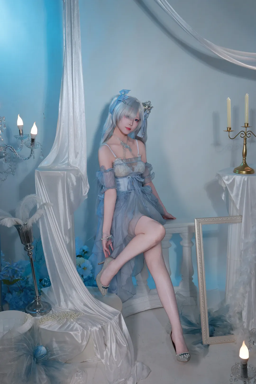 二次元, cosplay, 少女写真, 灰姑娘cos, 妮姬胜利女神