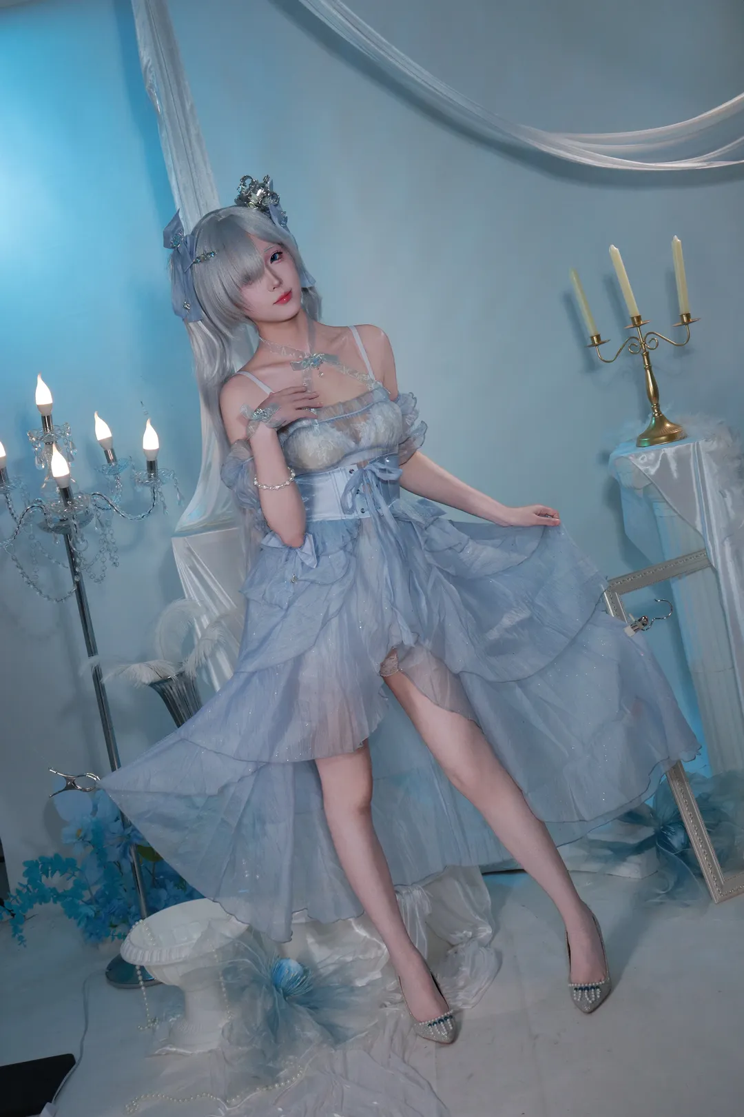 二次元, cosplay, 少女写真, 灰姑娘cos, 妮姬胜利女神 - 第5张
