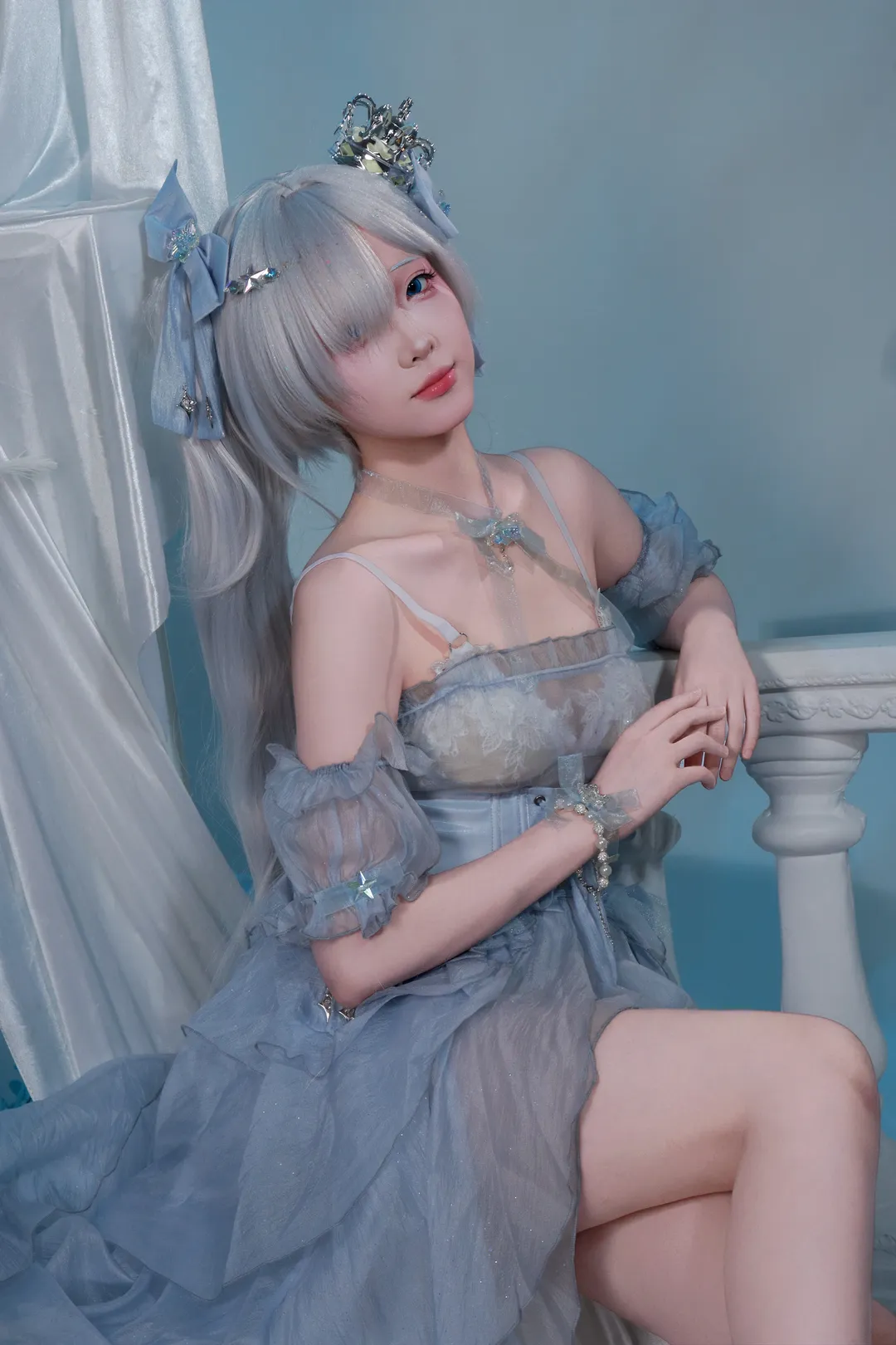 二次元, cosplay, 少女写真, 灰姑娘cos, 妮姬胜利女神 - 第6张