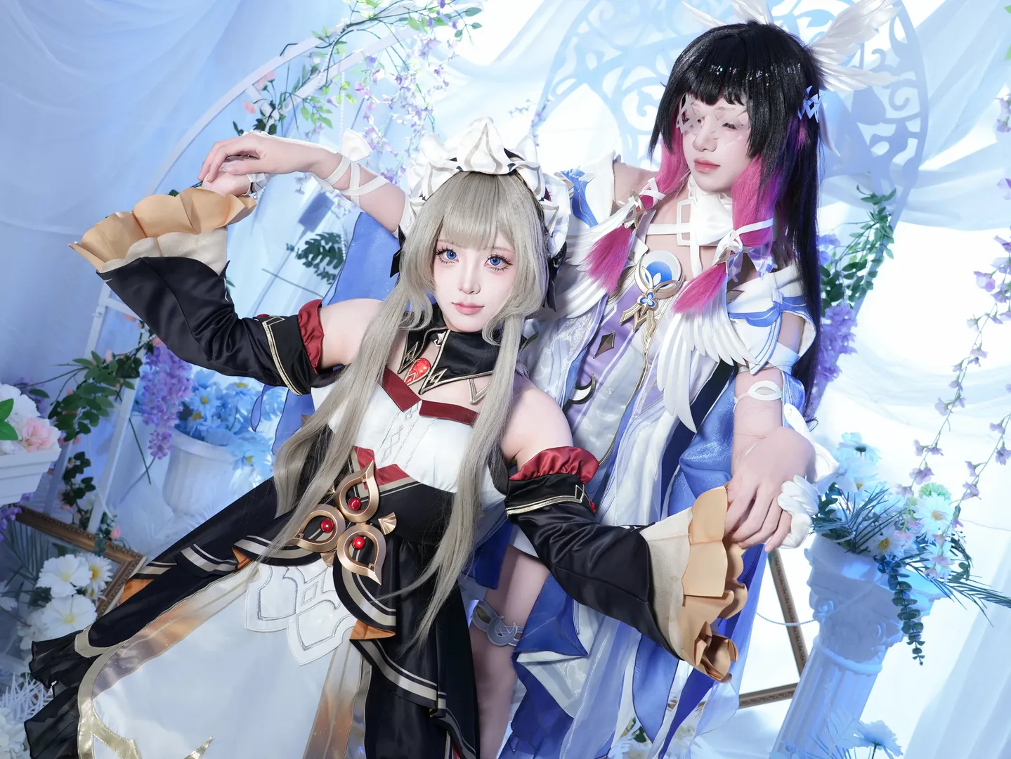 サンドローネ コスプレ, 原神, コロンビーナ コスプレ, 人形コスプレ, コスプレ撮影 - 5枚目