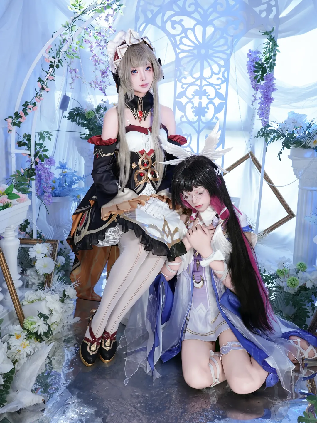 サンドローネ コスプレ, 原神, コロンビーナ コスプレ, 人形コスプレ, コスプレ撮影 - 6枚目