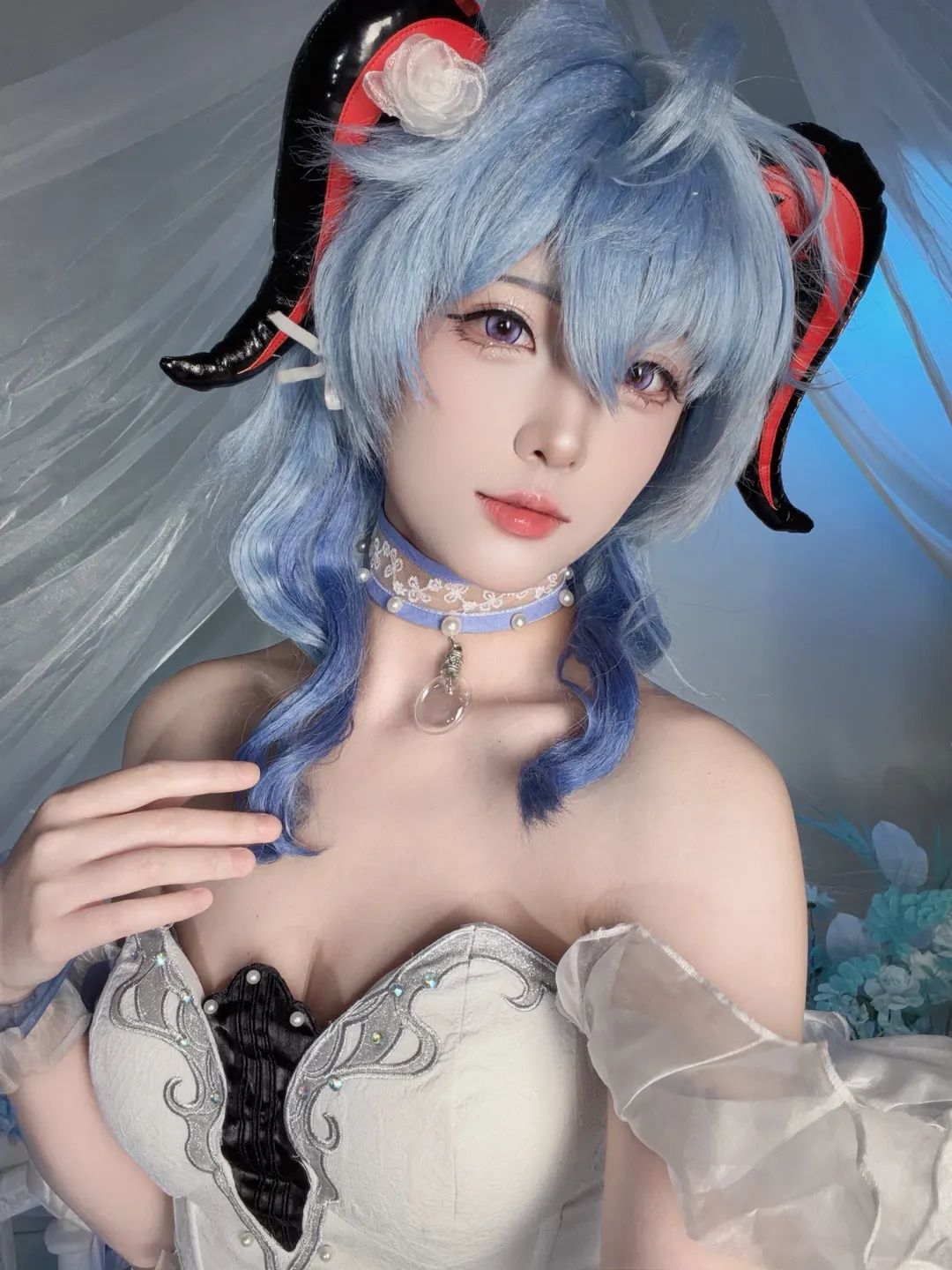 角色扮演, 原神, 甘雨cos, cosplay摄影, 二次元装扮