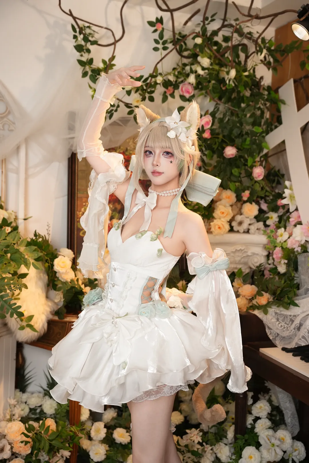 原神, cosplay, 琳妮特cos, 猫娘cos, 天使庭院 - 第1张