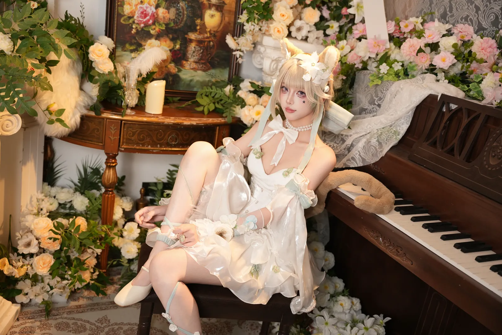 原神, cosplay, 琳妮特cos, 猫娘cos, 天使庭院 - 第2张
