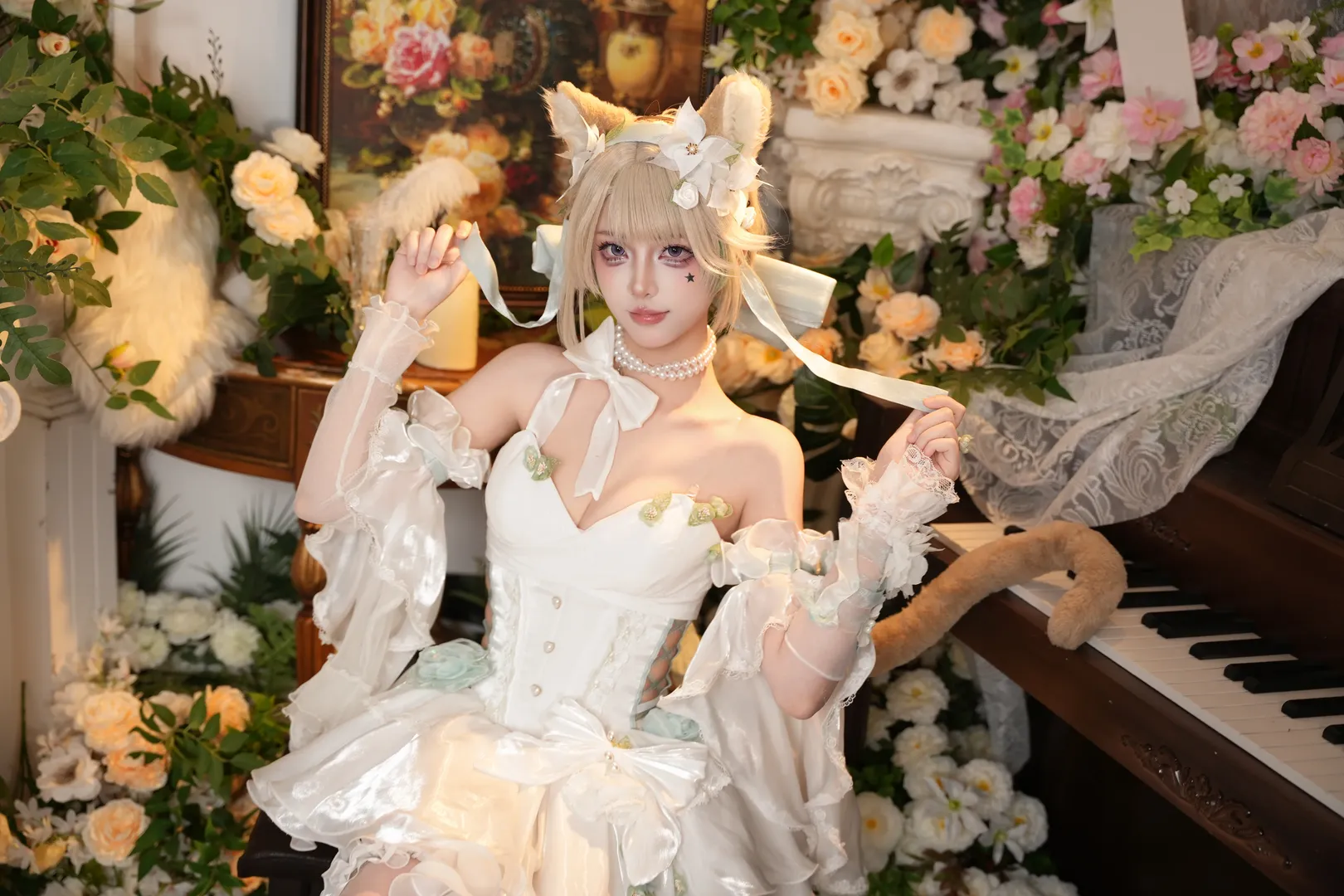 原神, cosplay, 琳妮特cos, 猫娘cos, 天使庭院 - 第4张