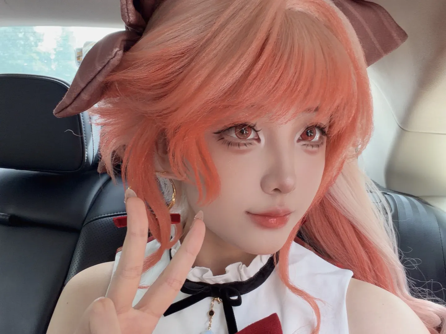 アークナイツ, アニメイベントのコスプレ, ピンクのウィッグ, 羽生ももか コスプレ, ビリビリワールド - 2枚目