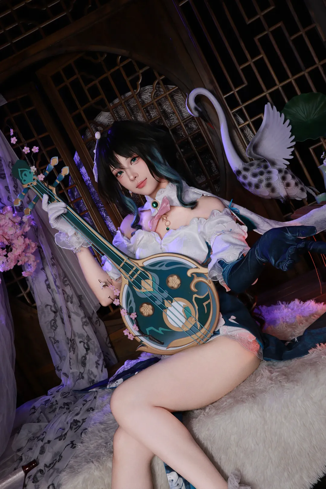二次元少女, 崩坏星穹铁道, 阮梅cos, cosplay摄影, 国风古风