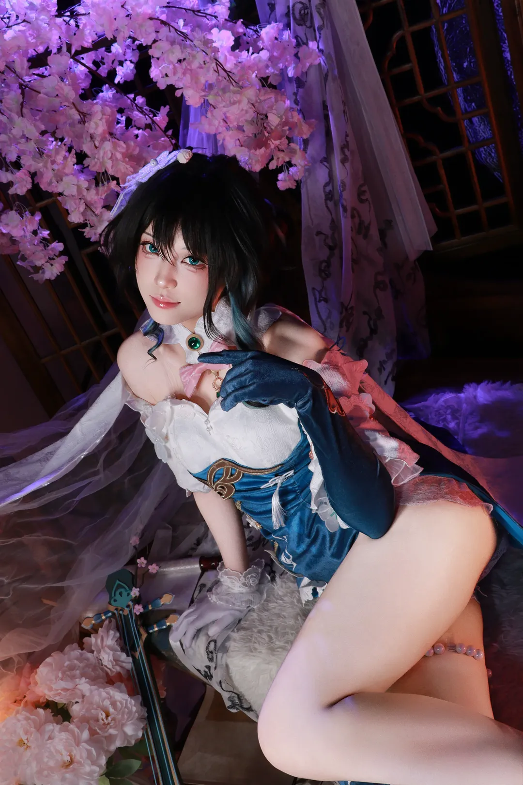 Honkai: Star Rail, Atmospheric photography, Ruan Mei cosplay, Anime cosplay, Chinese-style cosplay