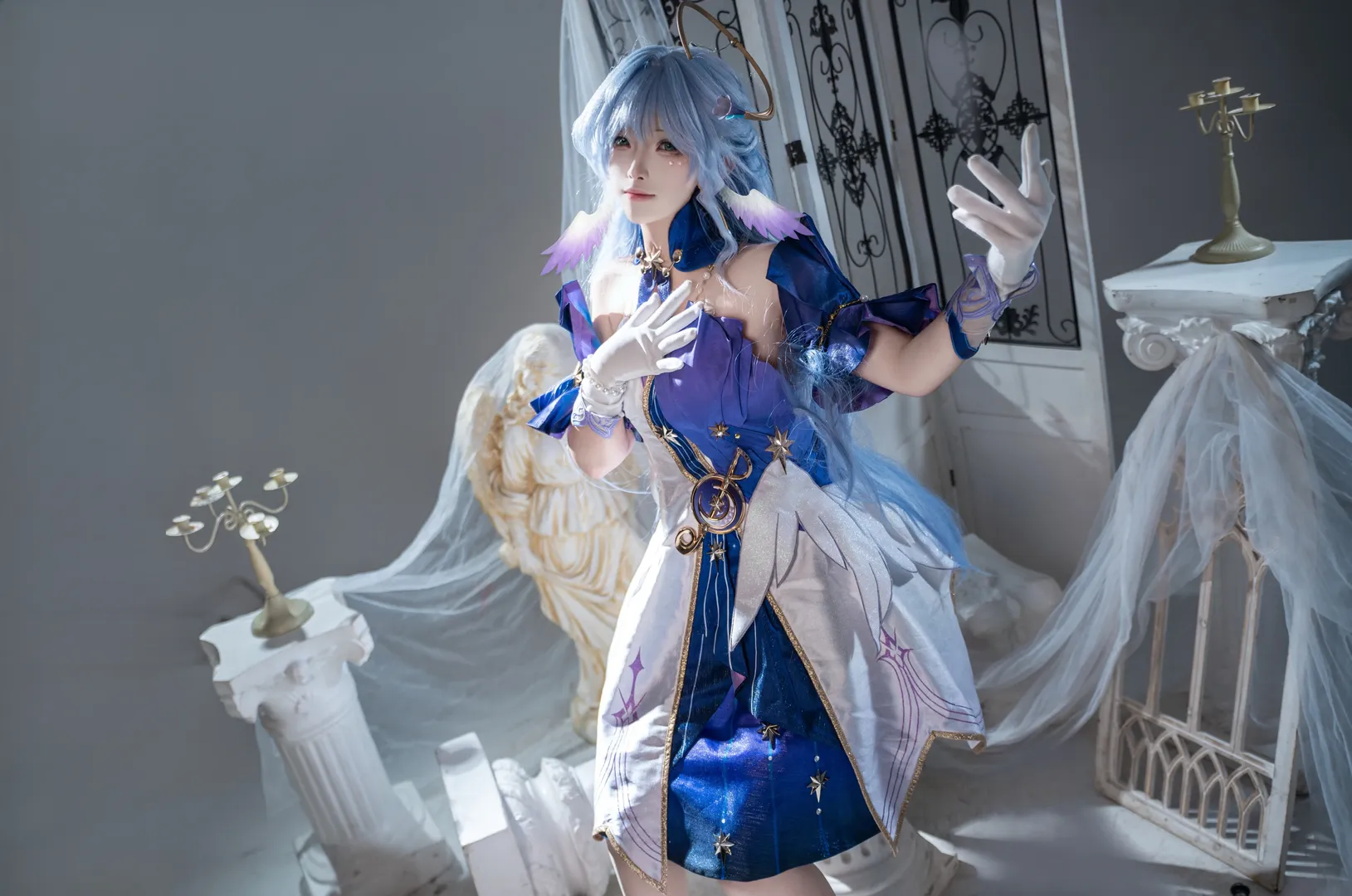 角色扮演, 崩坏星穹铁道, 知更鸟cos, cosplay摄影, 星空主题 - 第1张