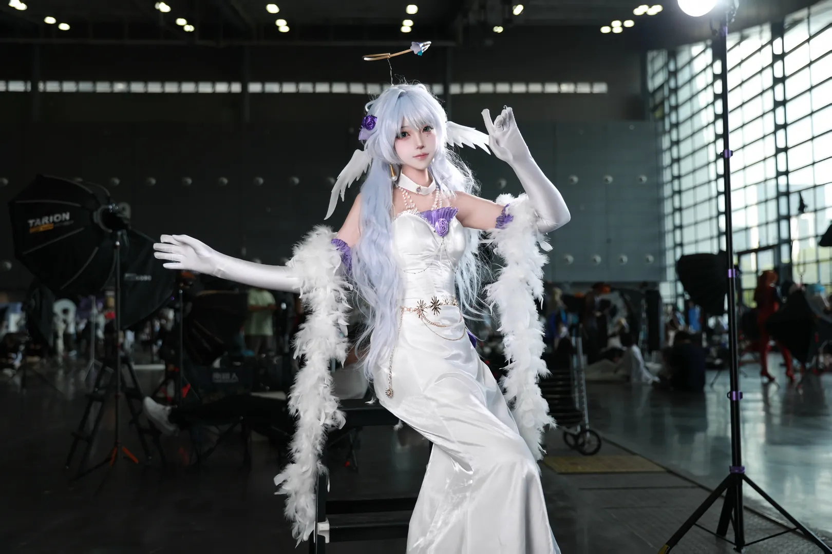 崩壊：スターレイル, ロビン コスプレ, イベント撮影, コスプレ会場写真, フェザードレス - 3枚目