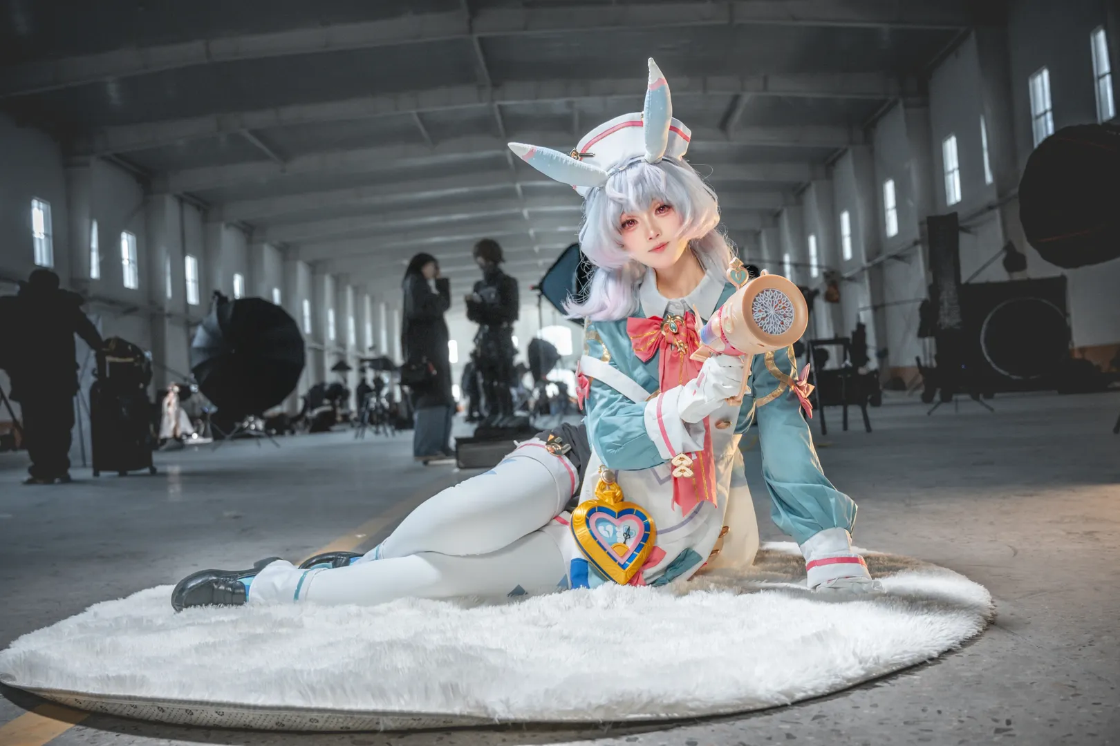 cosplay, Sigewinne cosplay, Bunny ear style, Studio photoshoot share, Sailor style - Image 2