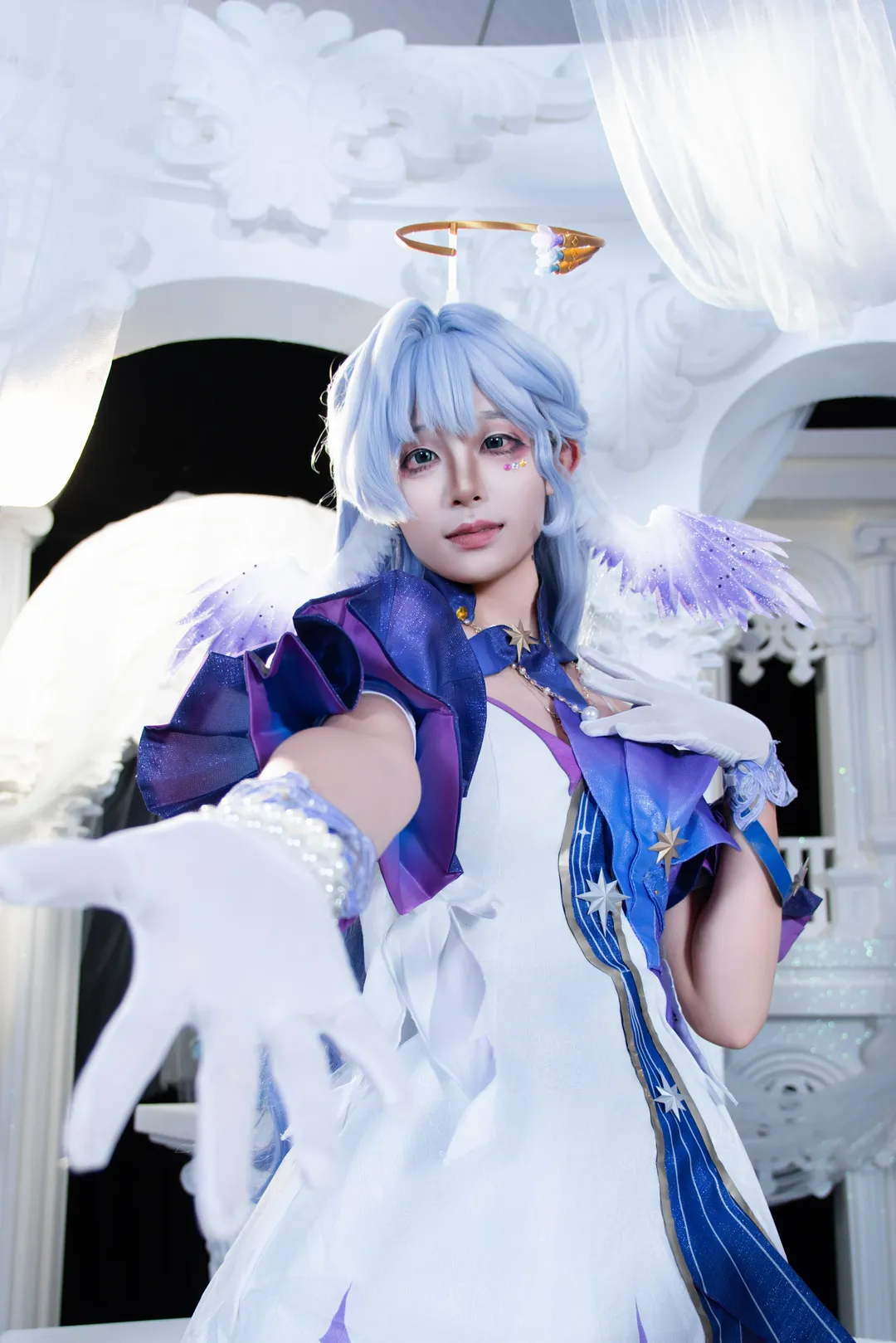 崩壞星穹鐵道, 知更鳥cos, 二次元cos, cosplay正片, 豎琴寫真 - 第8張