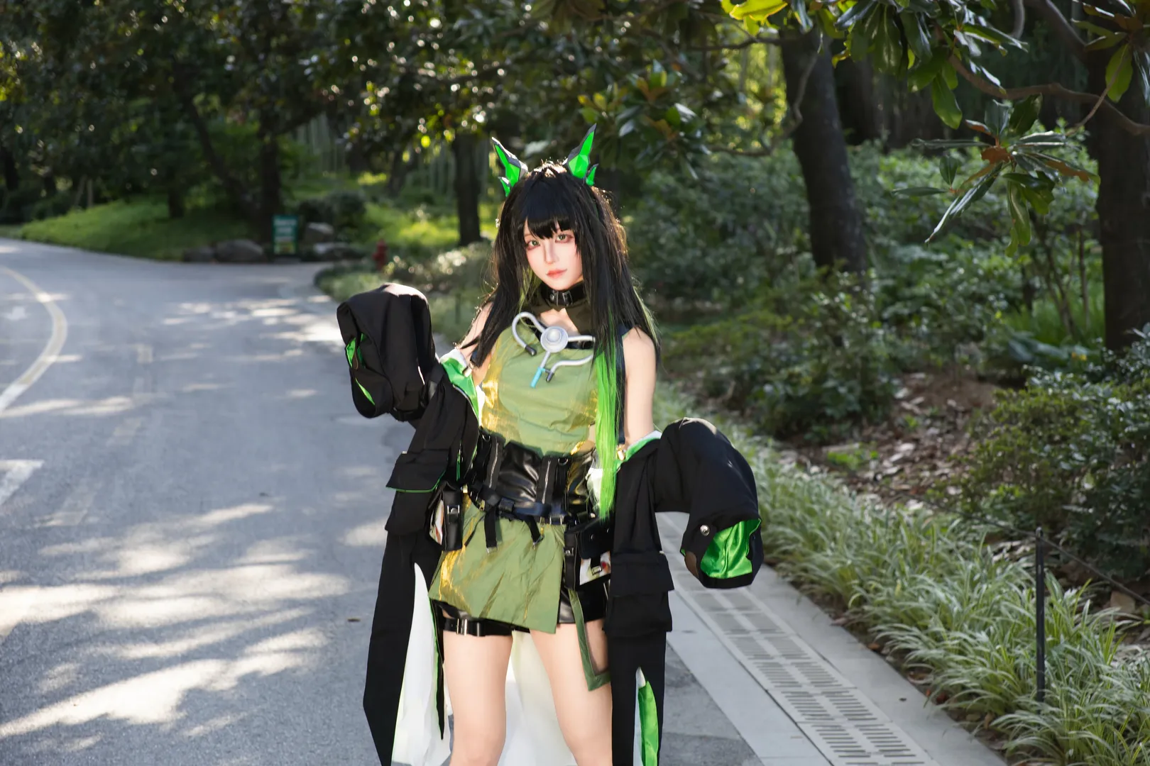 cos正片, 明日方舟, cosplay外景, Mon3tr cos, 明日方舟七周年