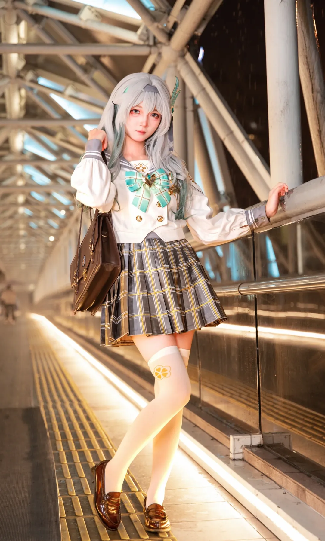 Honkai: Star Rail, Firefly cosplay, Anime cosplay, Spring Missive, JK uniform photography