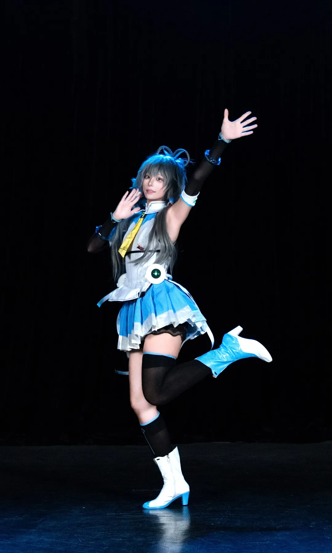 洛天依 コスプレ, Vsinger, 中国VOCALOID, 公式服コスプレ, ダンスの舞台裏 - 2枚目