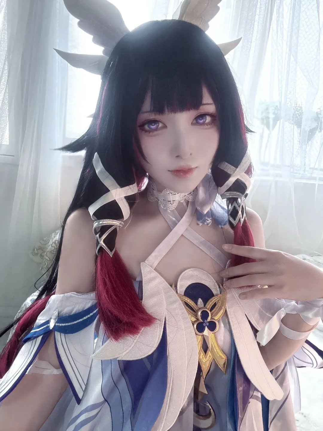 原神, コロンビーナ コスプレ, 二次元撮影, 原神コスプレ, 少女コスプレ - 1枚目