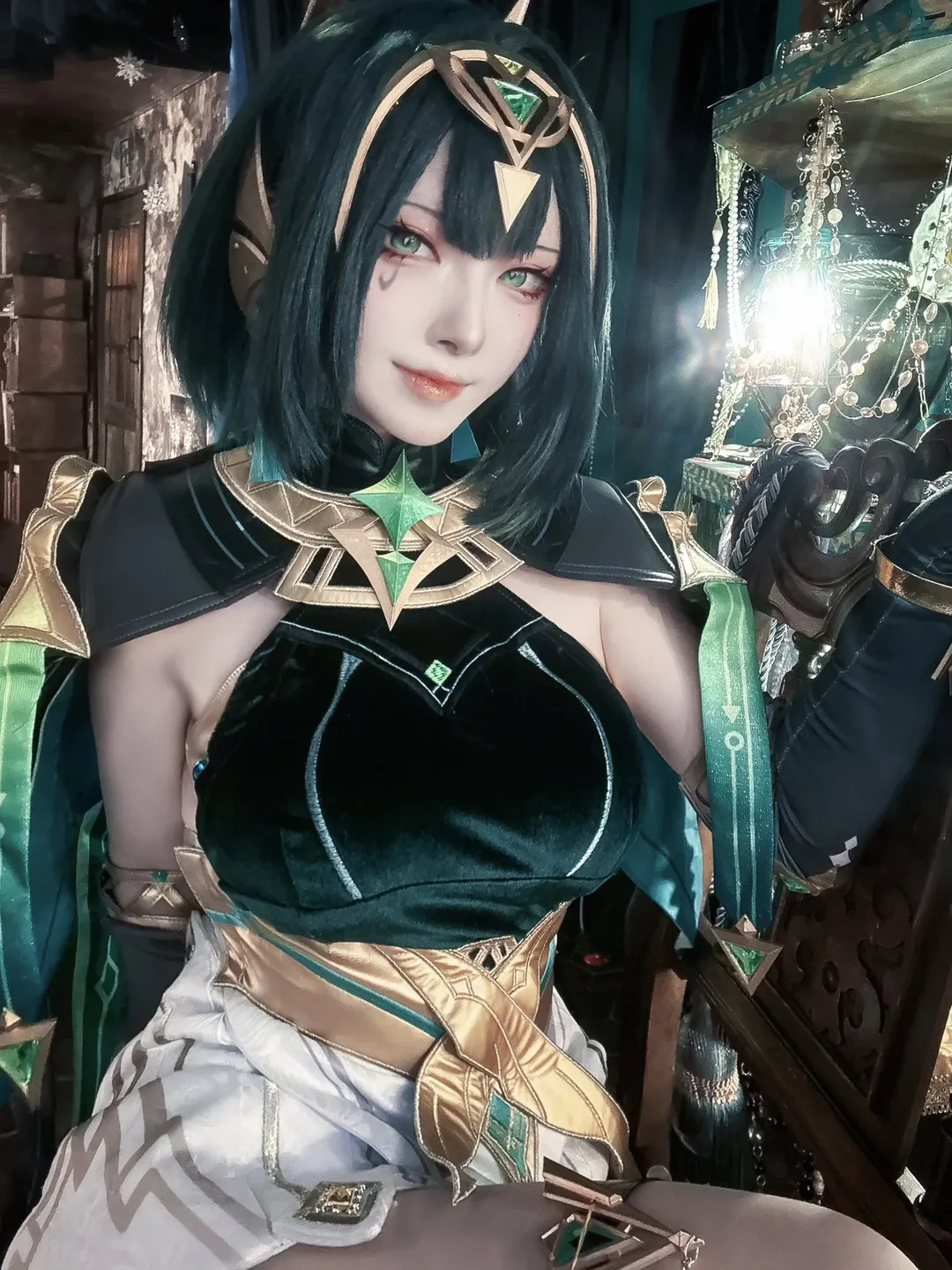 崩坏星穹铁道, 原神cos, 绿发cosplay, 二次元日常, cosplay服饰 - 第3张