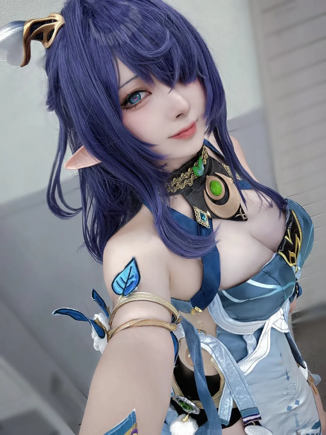 Genshin Impact, cosplay, Honkai: Star Rail, Elf ears, Lauma cosplay
