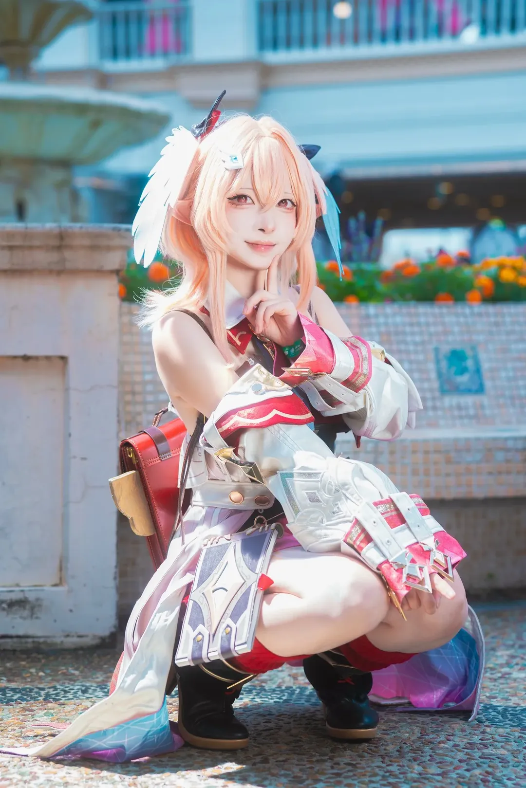原神, リンネア コスプレ, アウトドア撮影, 二次元コスプレ, 冒険家衣装