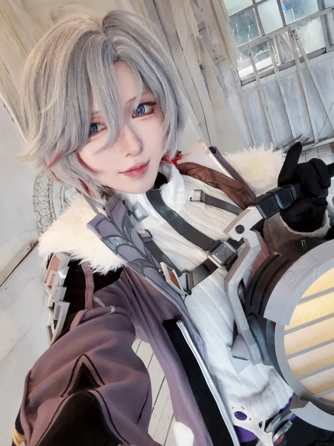原神, 二次元摄影, cosplay分享, 银发cos, 叶洛亚cos