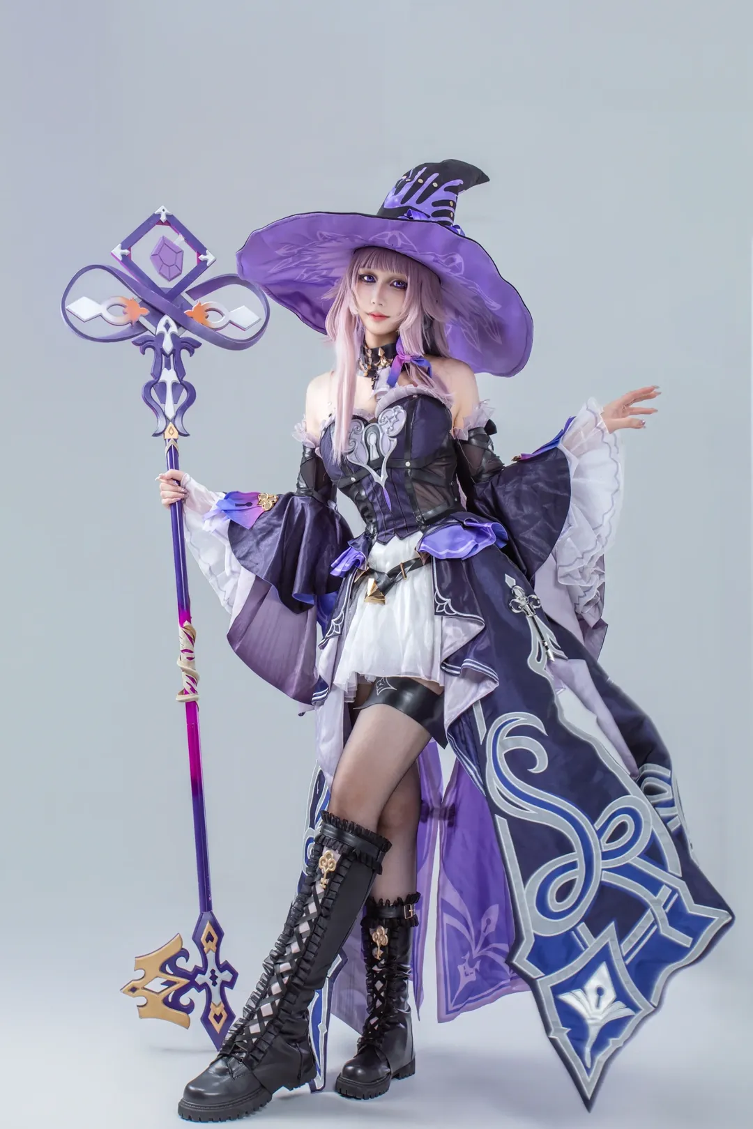 崩坏星穹铁道, 二次元cosplay, 黑塔cos, 大黑塔, 女巫装cos - 第1张