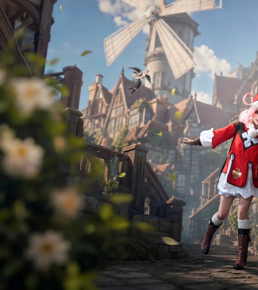 Genshin Impact, Anime-style photography, Klee Cosplay, Alice cosplay, Elf ears cosplay - Image 2