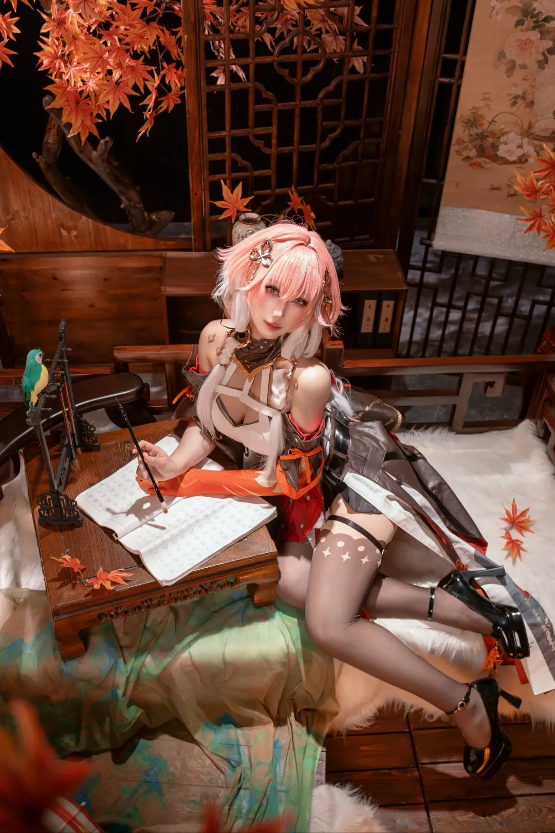 Wuthering Waves, Anime cosplay, Changli Cosplay, Cosplay photoshoot, Chinese-style photography - Image 1