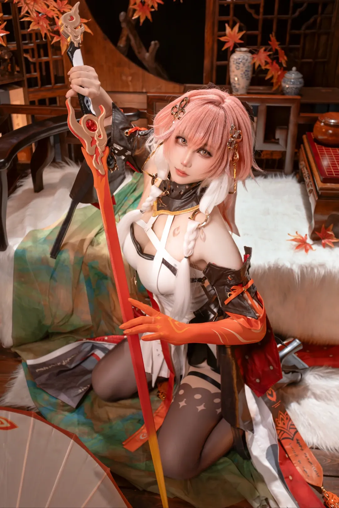 Wuthering Waves, Anime cosplay, Changli Cosplay, Cosplay photoshoot, Chinese-style photography - Image 2
