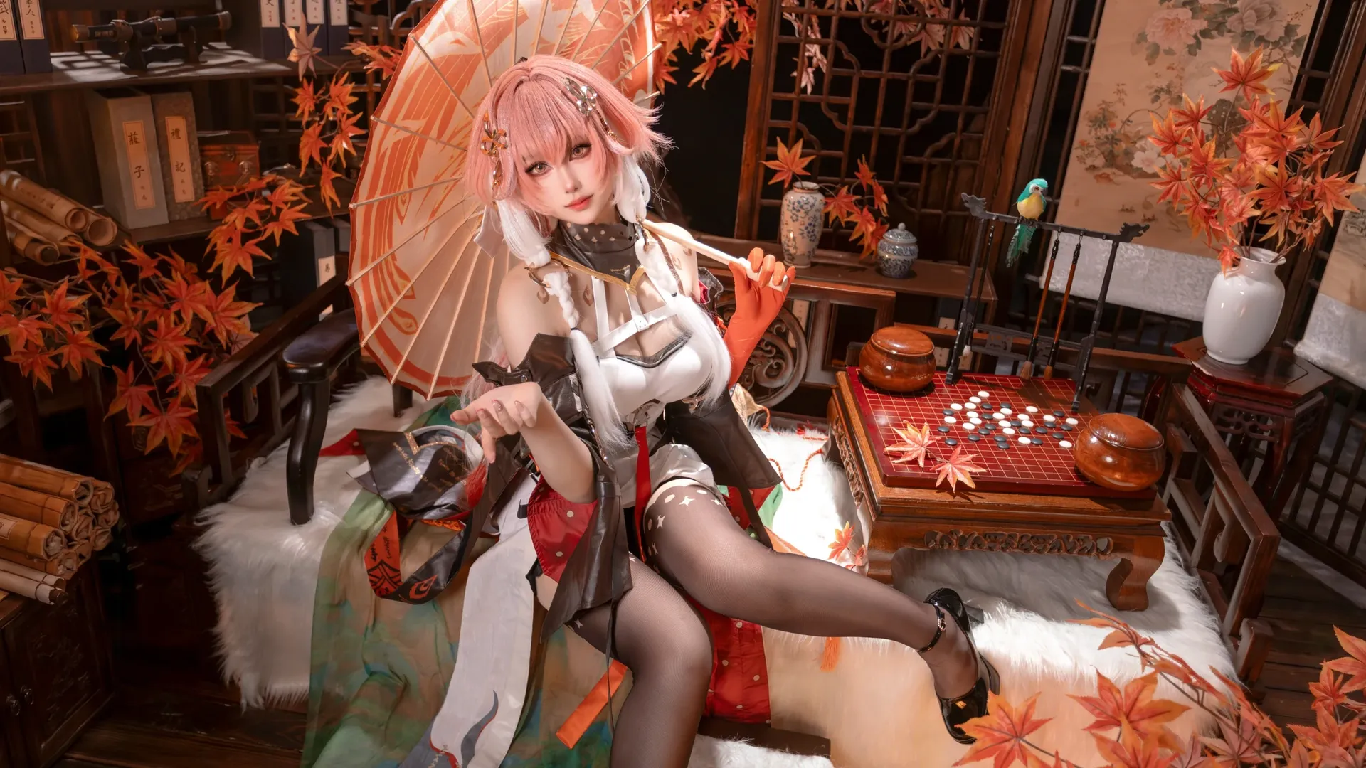 Wuthering Waves, Anime cosplay, Changli Cosplay, Cosplay photoshoot, Chinese-style photography - Image 3