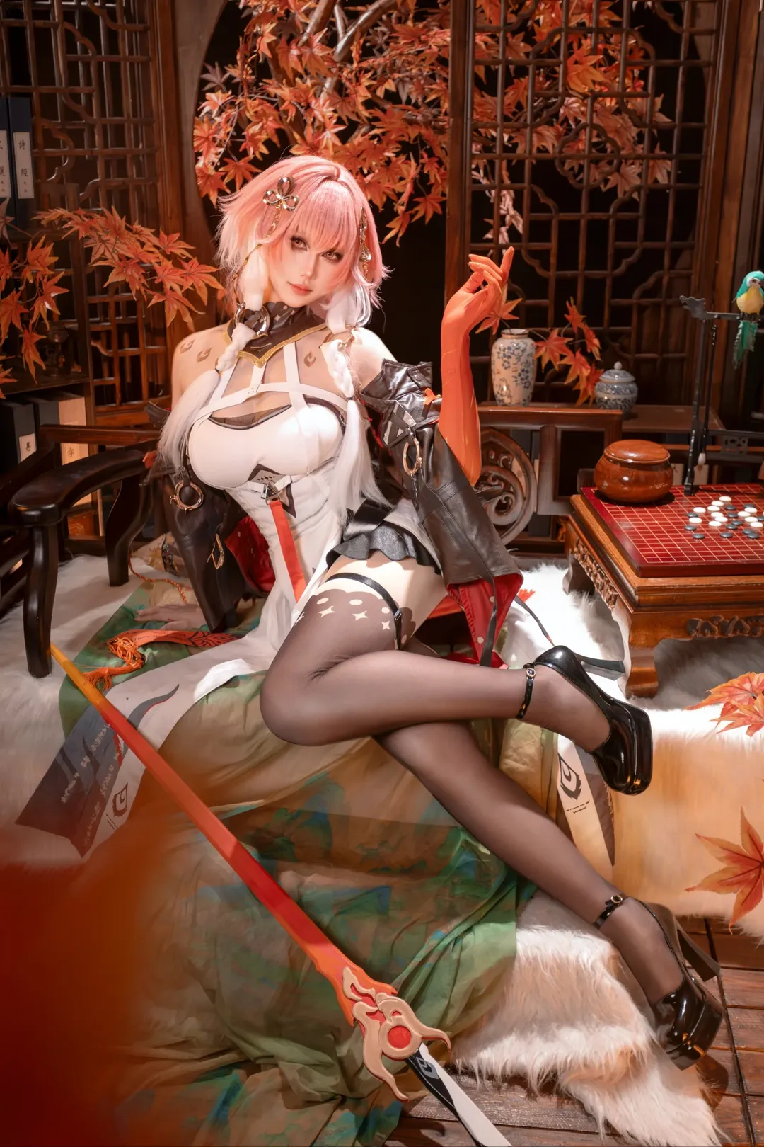 Wuthering Waves, Anime cosplay, Changli Cosplay, Cosplay photoshoot, Chinese-style photography - Image 7