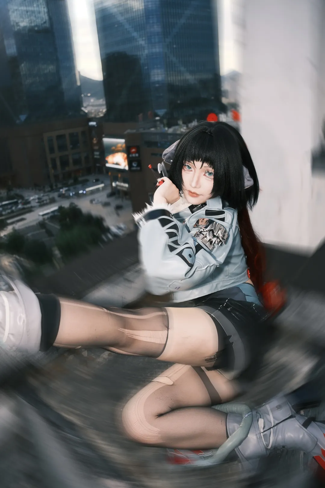 绝区零, cosplay日常, 天台摄影, 机能风穿搭, 简杜cos - 第5张