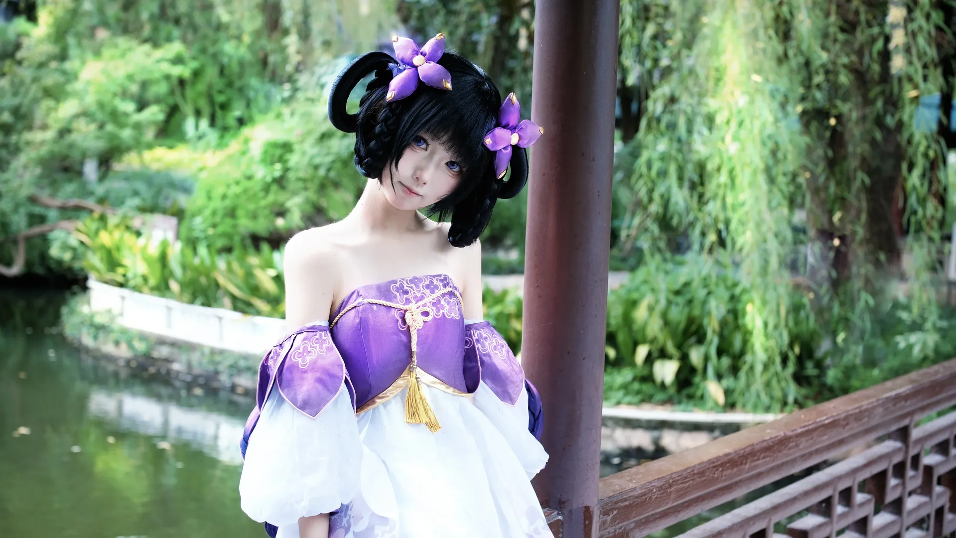 王者荣耀, 古风cosplay, 小乔cos, cosplay摄影, 丁香结cos - 第1张