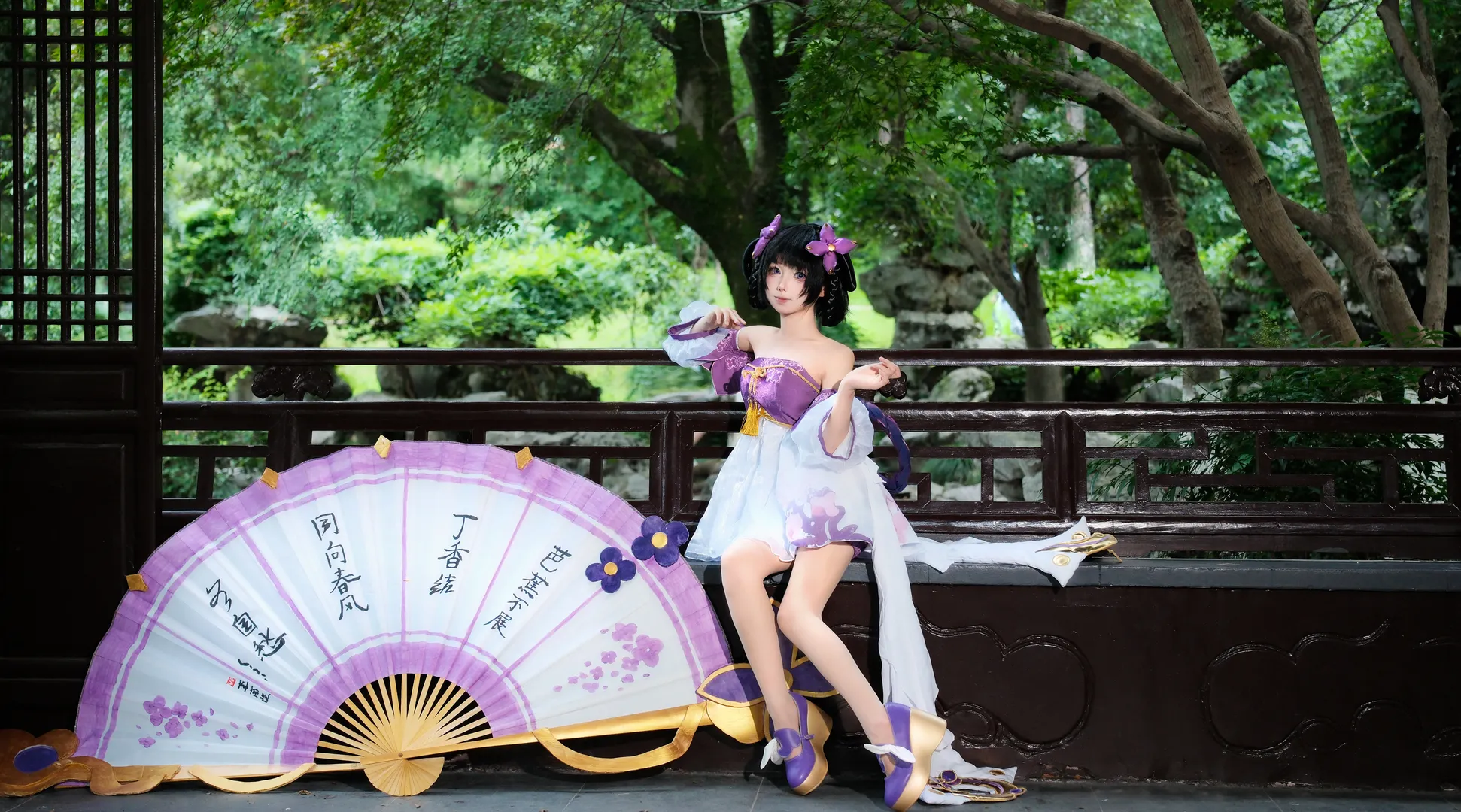 王者荣耀, 古风cosplay, 小乔cos, cosplay摄影, 丁香结cos - 第5张