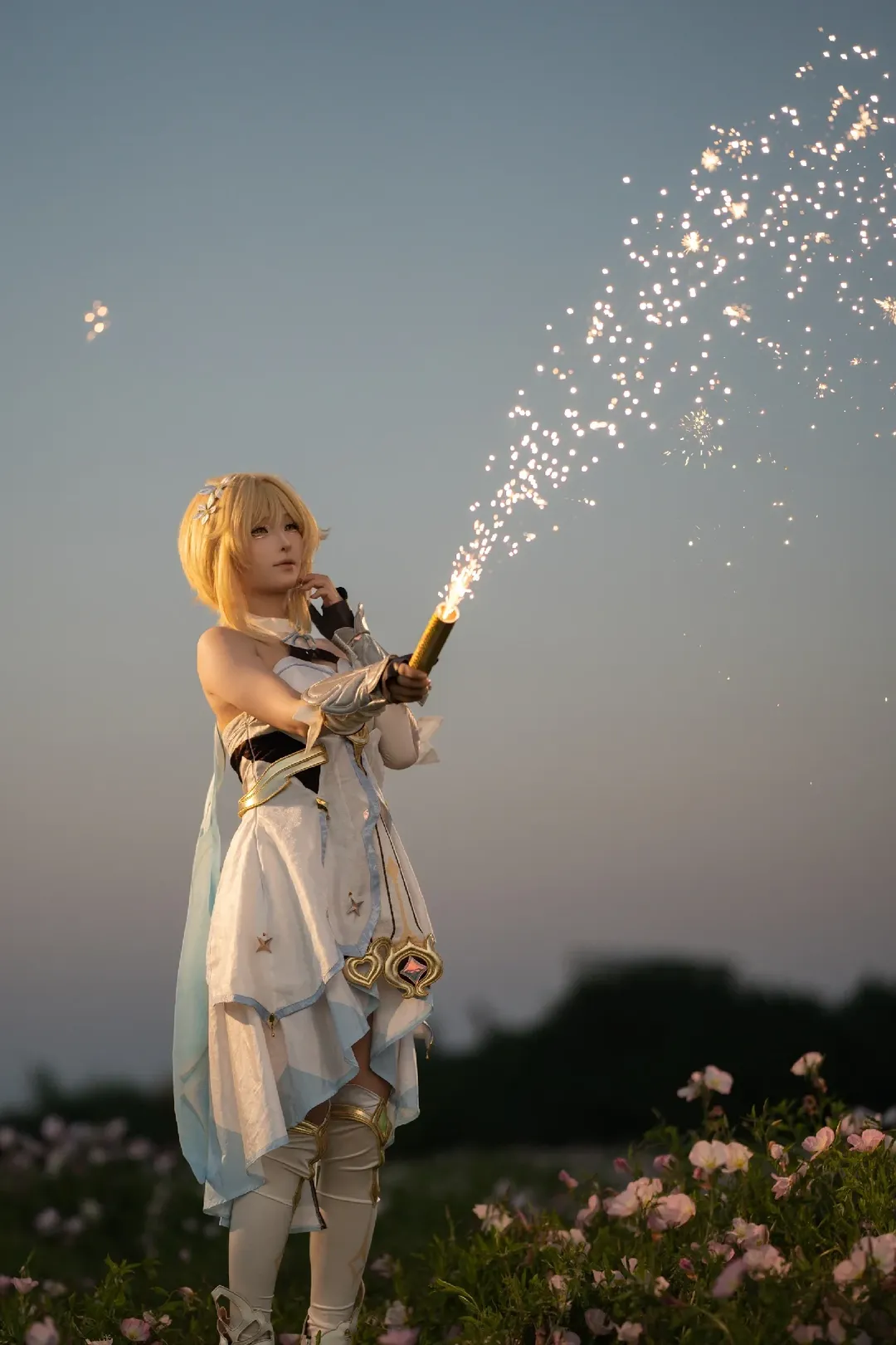 原神, 屋外撮影, 蛍 コスプレ, コスプレ衣装, 冷花火 - 2枚目