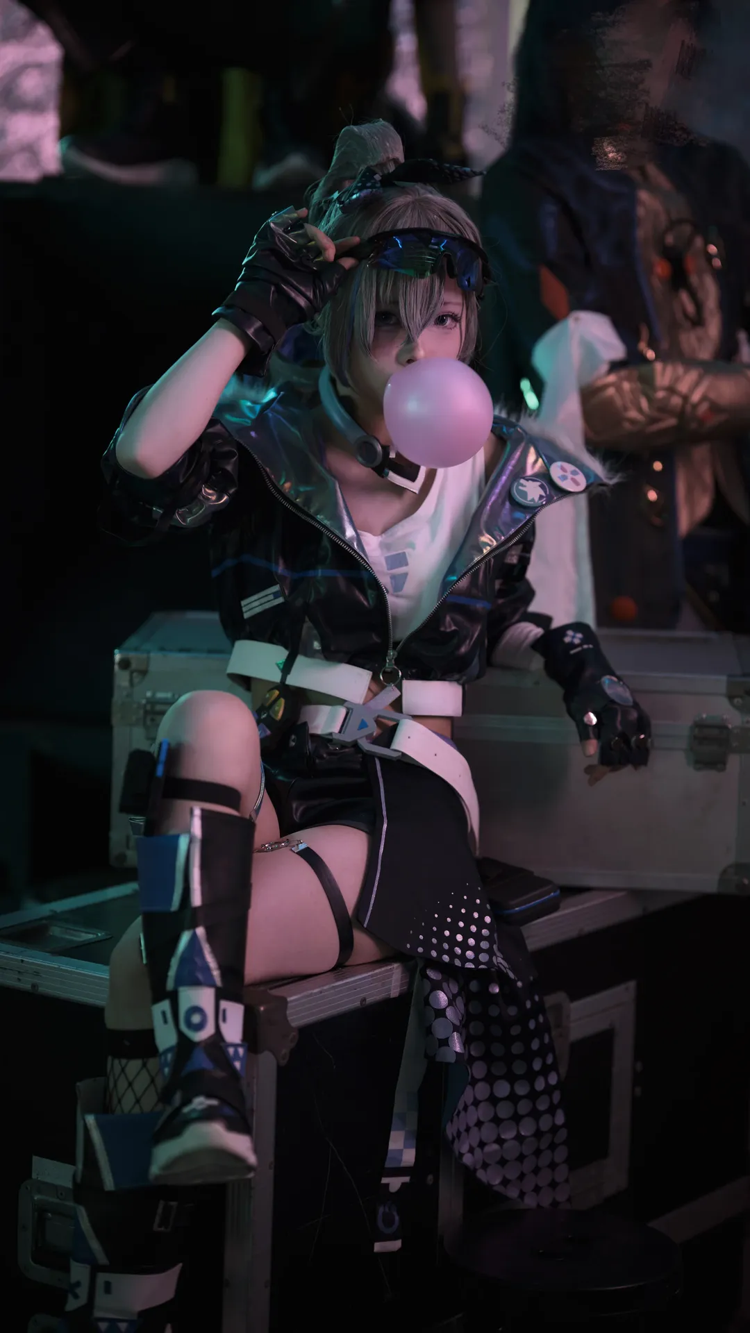 Honkai: Star Rail, Convention photos, Silver Wolf cosplay, Cosplay photography, Cyberpunk style