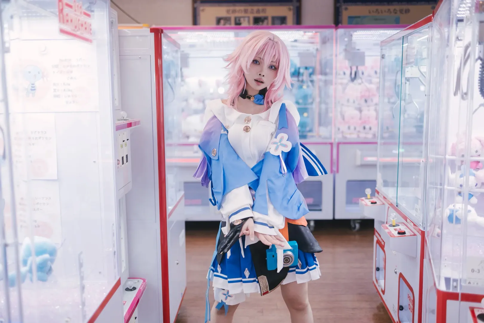 cosplay, 二次元少女, 崩坏星穹铁道, 三月七cos, 电玩城写真 - 第4张