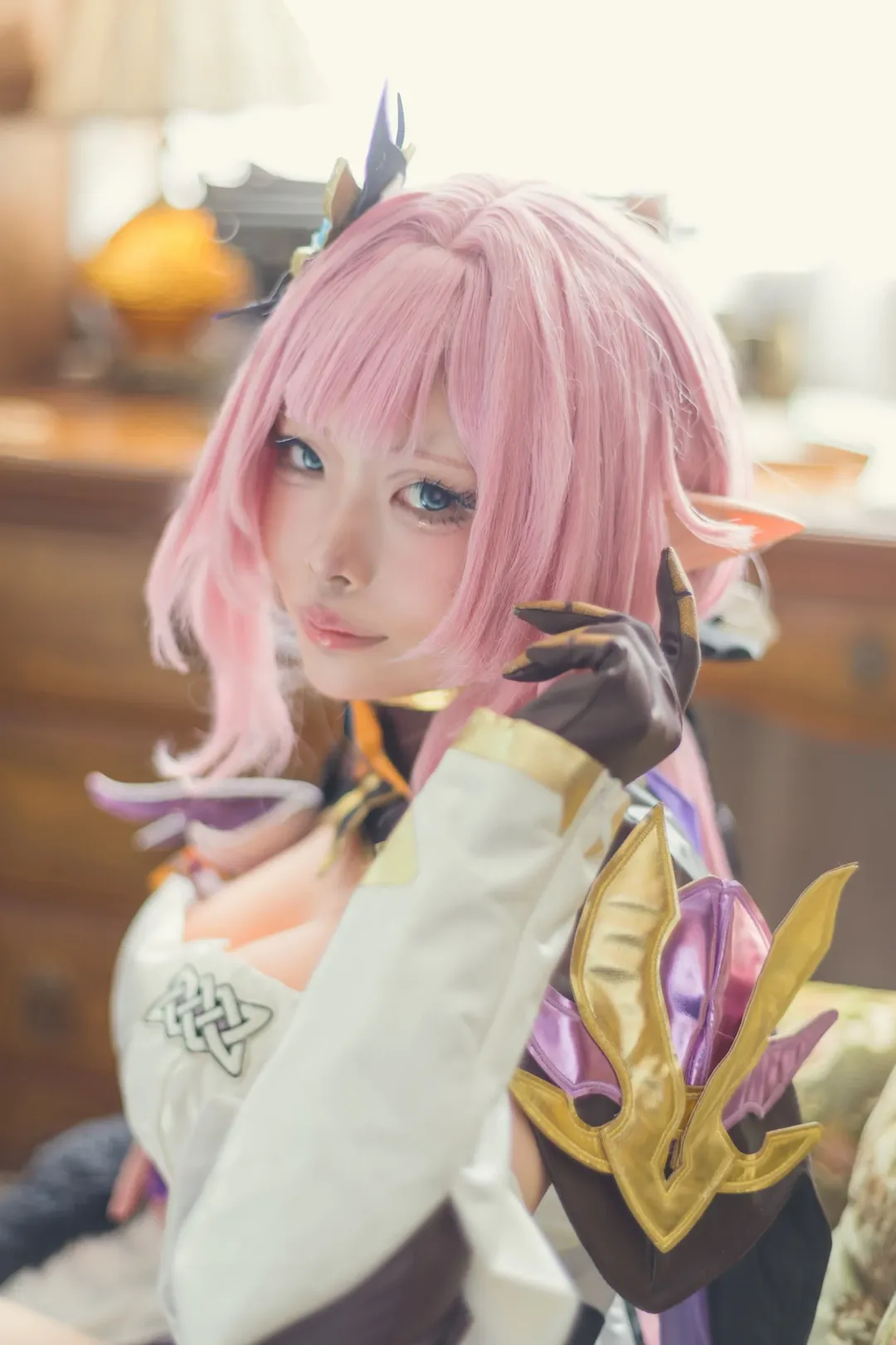 エリシア コスプレ, 崩壊 3rd, 二次元コスプレ, ピンクの妖精, コスプレ衣装
