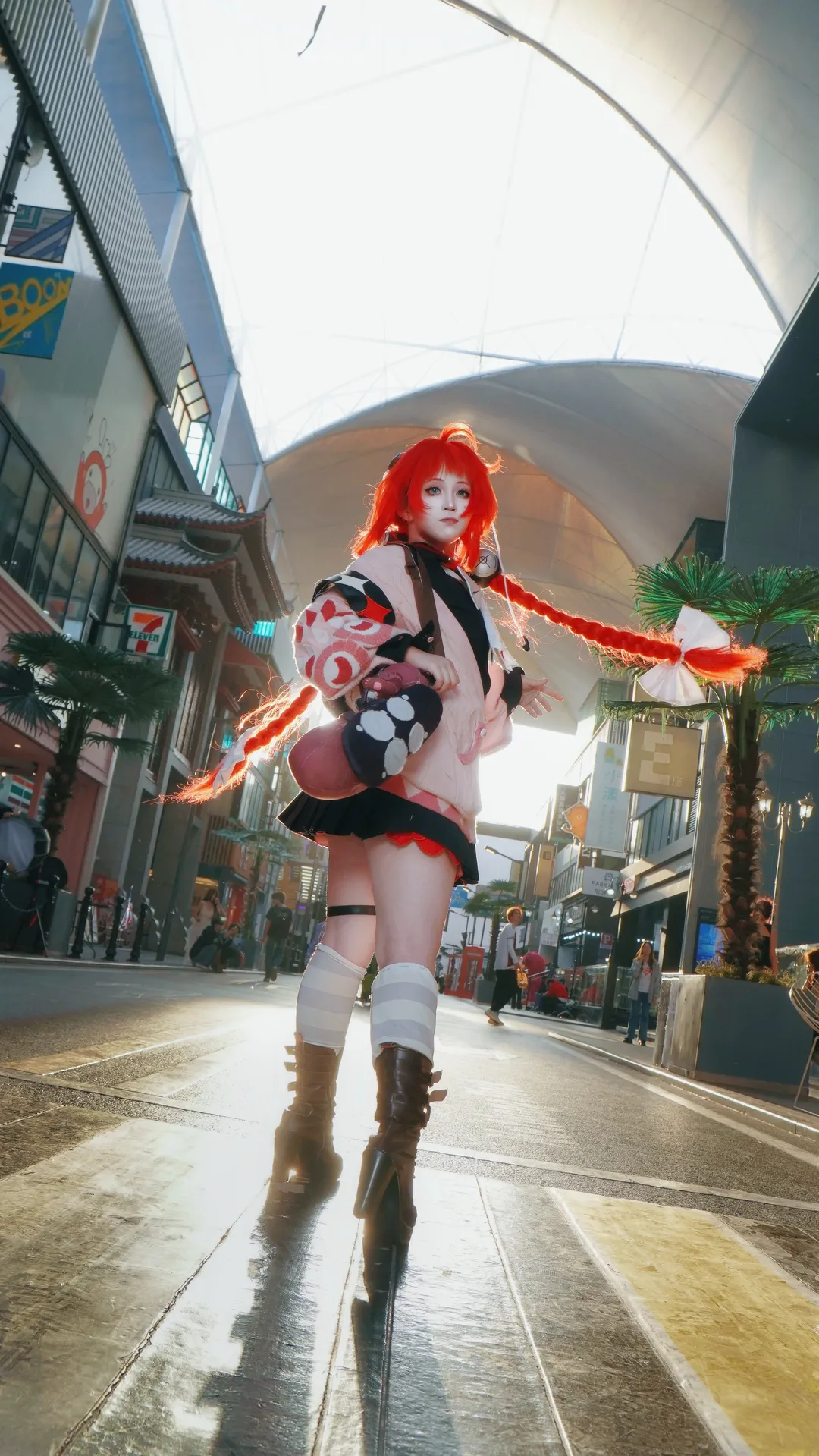 绝区零, 二次元摄影, 浮波柚叶cos, cosplay正片, 氛围感照片