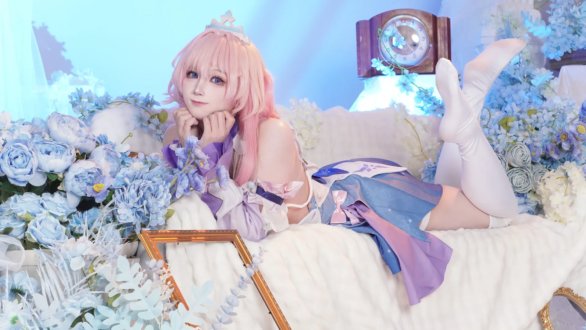 2次元少女, 崩壊：スターレイル, 三月なのか コスプレ, コスプレ撮影, 夢幻風の背景