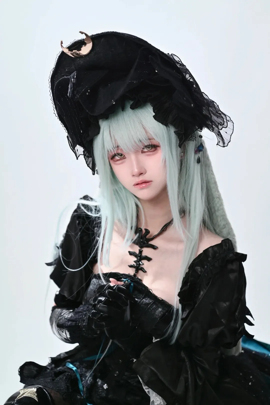 Ave Mujica, 哥特风穿搭, 若叶睦cos, 漫展试衣, Cosplay记录