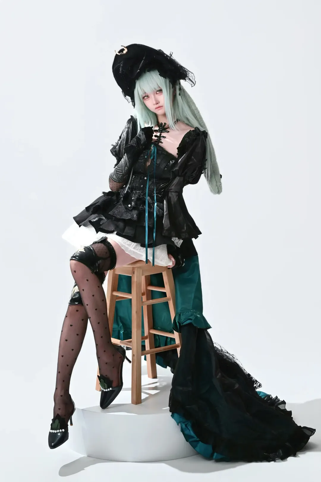 Ave Mujica, 哥特风穿搭, 若叶睦cos, 漫展试衣, Cosplay记录 - 第3张