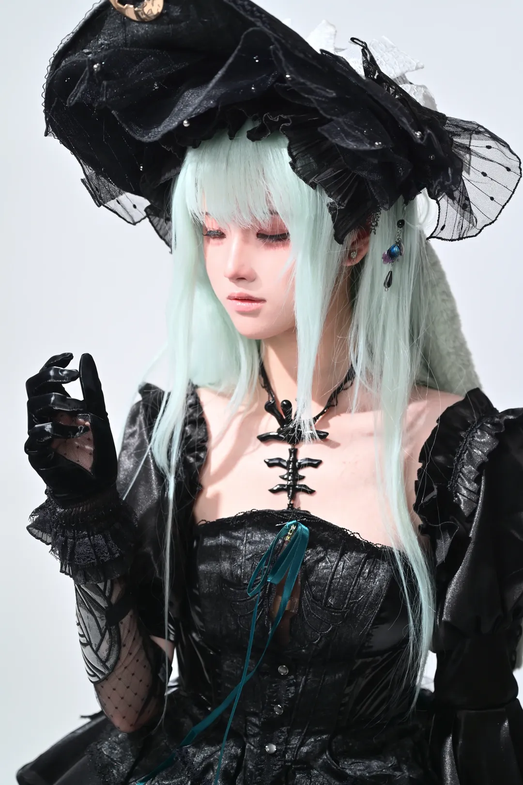 Ave Mujica, 哥特风穿搭, 若叶睦cos, 漫展试衣, Cosplay记录 - 第5张